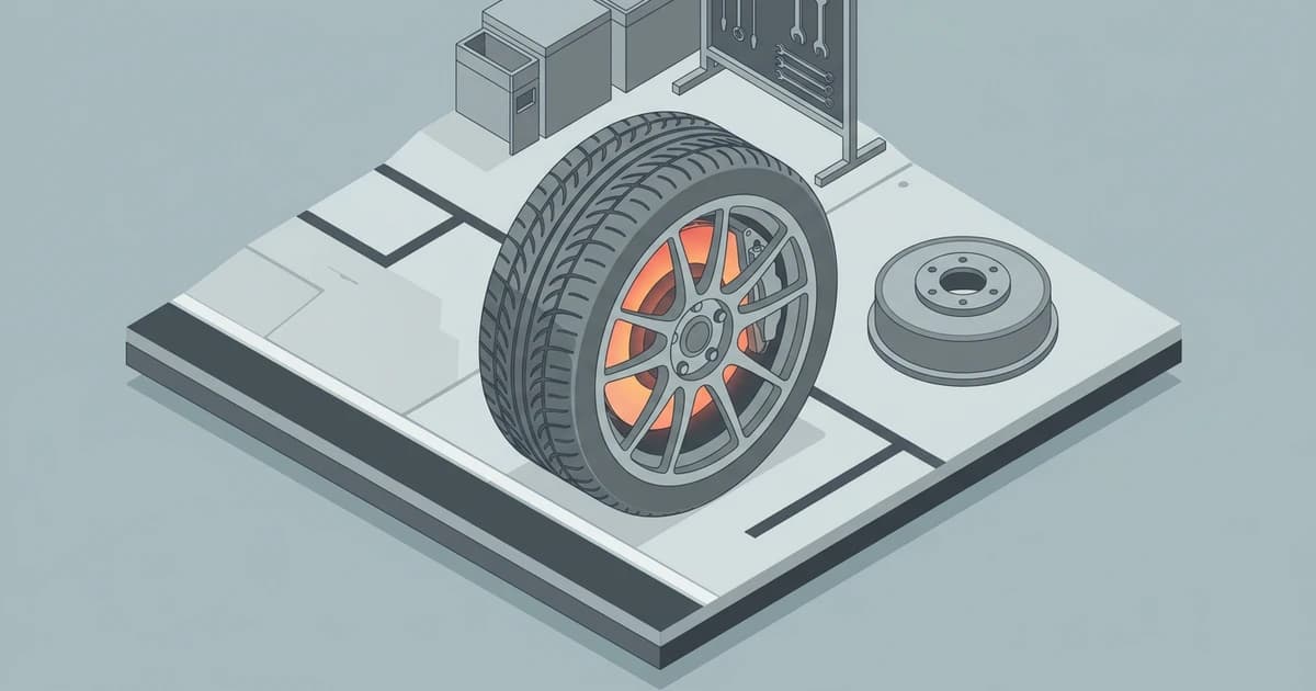 ブレーキの進化 — ドラムからカーボンセラミックまで、止まる技術の100年